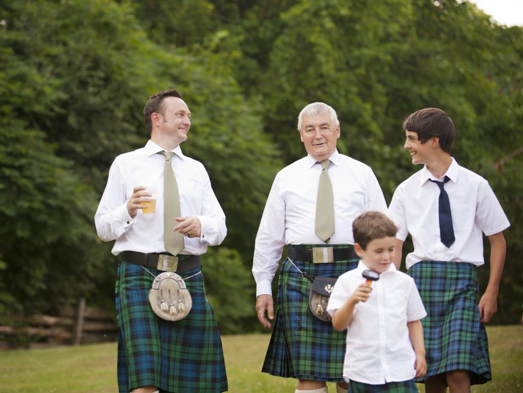 Groom and family portrait session